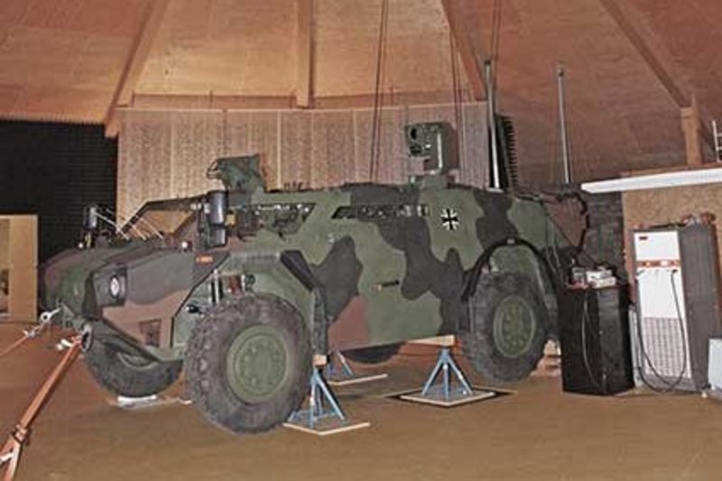 EMC testing on military equipment