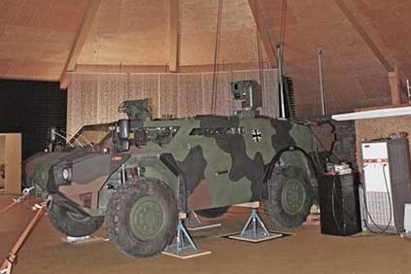 EMC testing on military equipment
